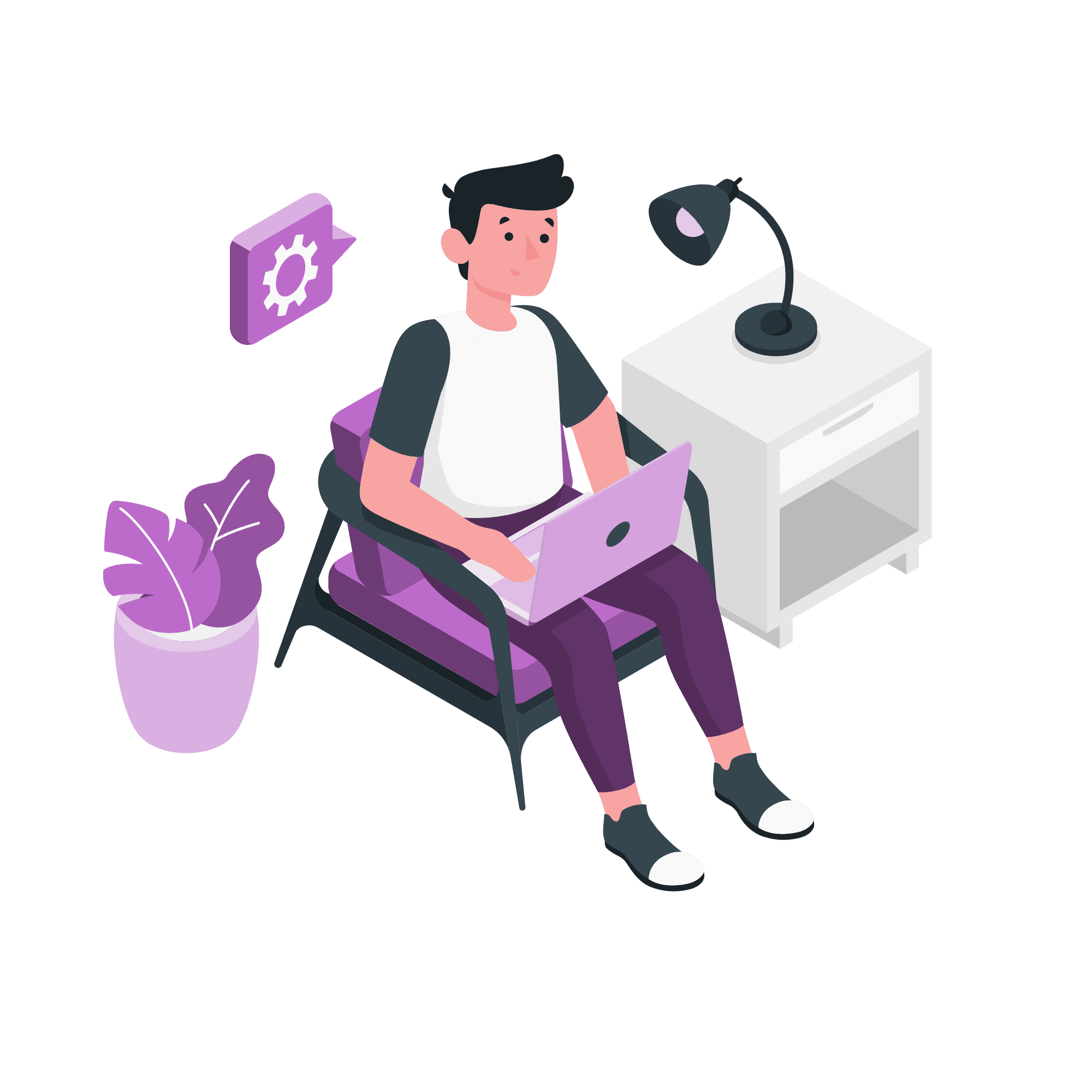 Freelancer illustration